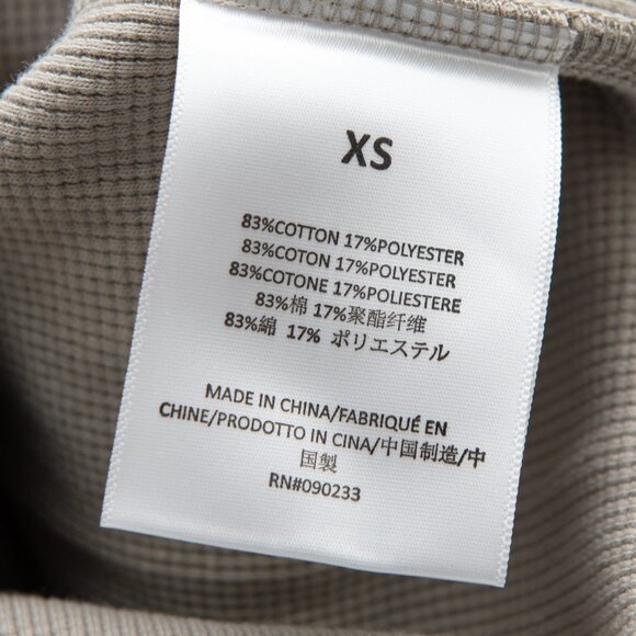 Fear Of God Essentials Waffle Tank Top Seal Grey SS23 Size XS - Picture 4 of 6